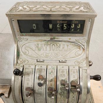 Kassaapparat , National, 1900talets början.