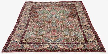 Matta, antik Kirman Laver, södra Persien, ca 210 x 134 cm.
