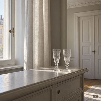 Champagneglas, 7 st, "Elvira Madigan", Kosta.