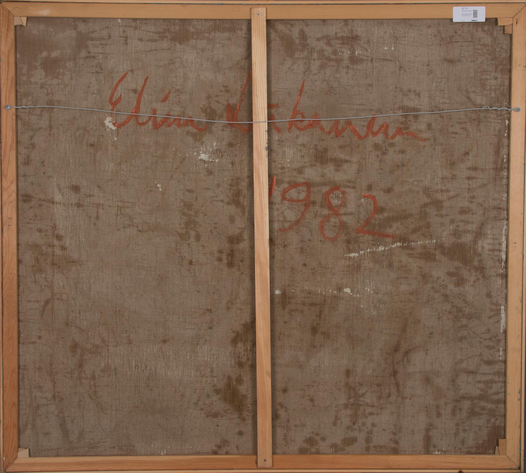 ELINA LIIKANEN, olja på duk, signerad och daterad 1982 a tergo.