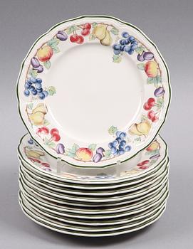 ASSIETTER, 11 st, porslin, "Melina", Villeroy & Bosch.
