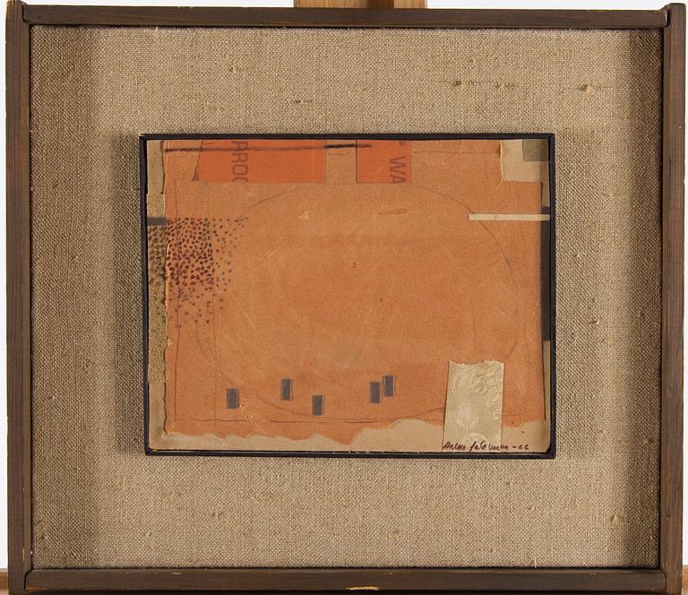 AARNO SALOSMAA, blandteknik, signerad och daterad -66.