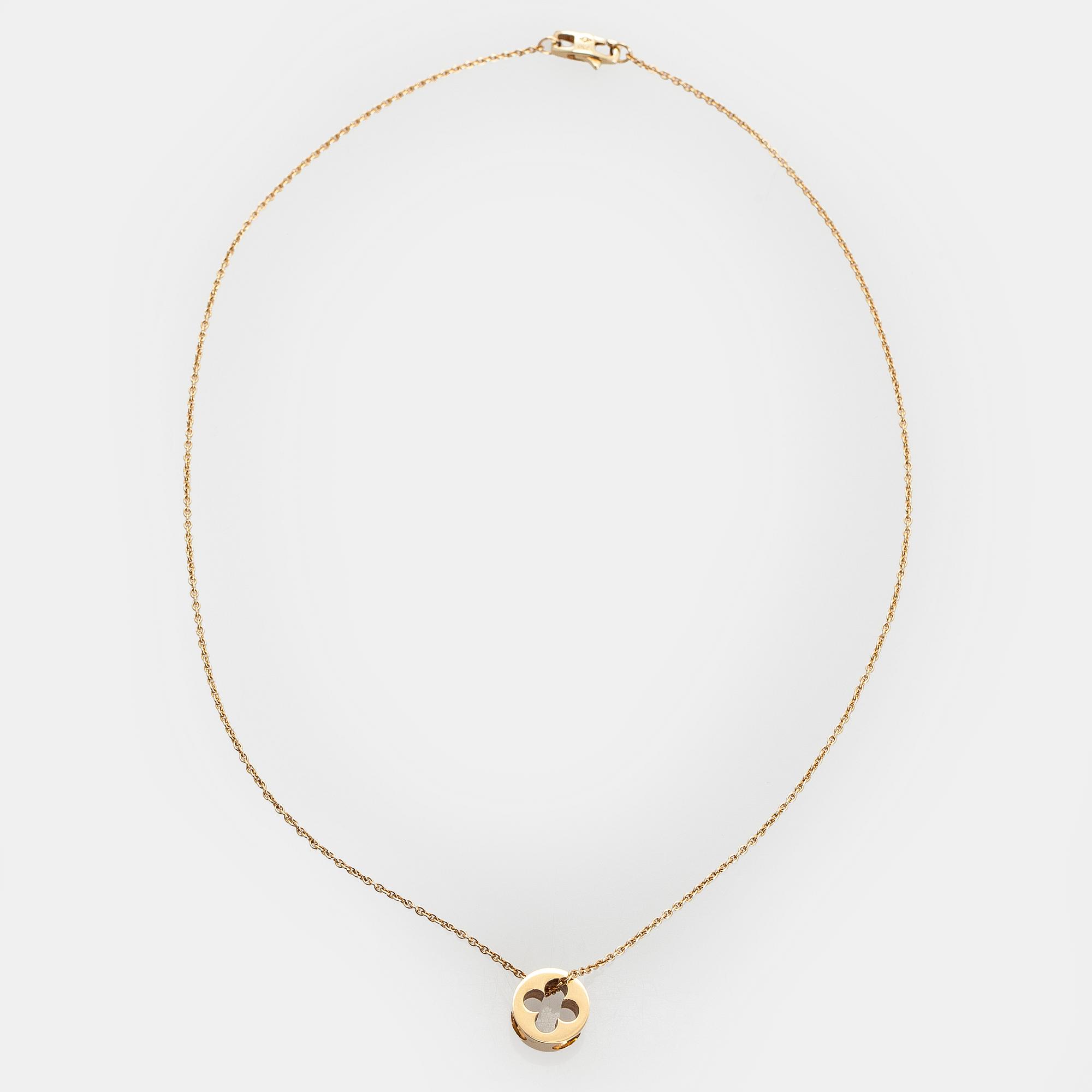 Louis Vuitton, an 18K gold 'Empreinte' necklace.