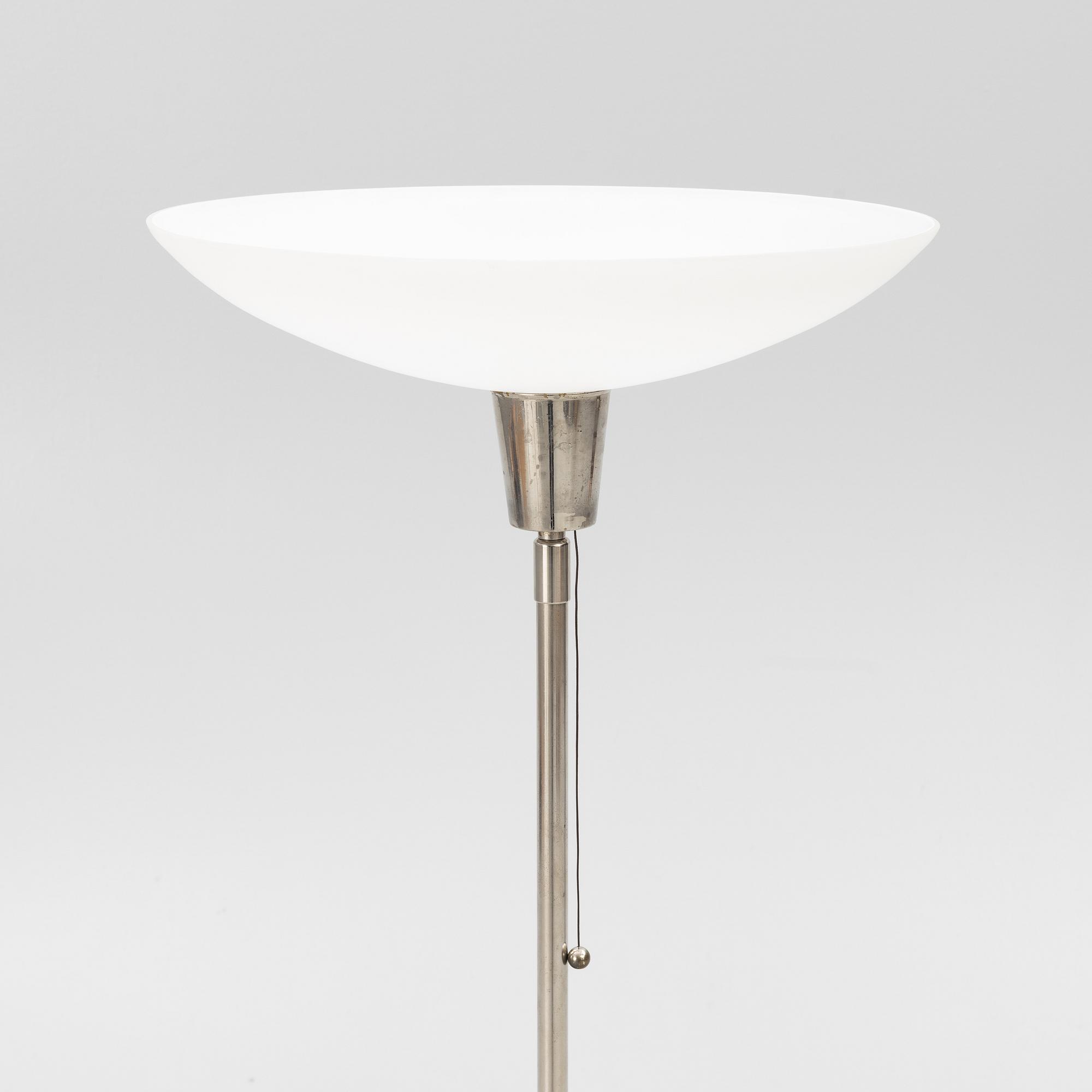 Erik Tidstrand, floor lamp, variant of model "30085", Nordiska Kompaniet 1940s.