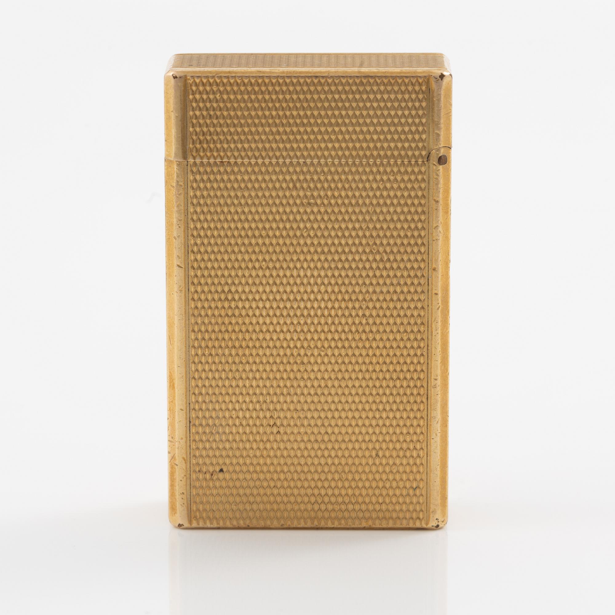 Tändare, Dupont de Paris, förgylld metall.