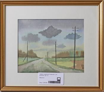 EJNAR NETTELBLADT, akvareller, 2 st, sign.