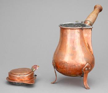 CHOKLADKANNA, 1700-talets slut.