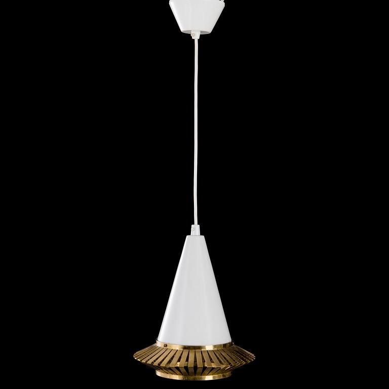 A mid-20th century pendant K 2-1 light for Idman, Finland.