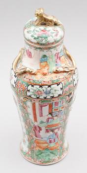 LOCKURNA, porslin, Kina, Kanton, 1800-tal.