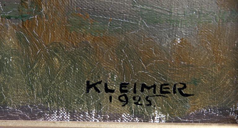 AXEL KLEIMER, olja på duk, sign o dat 1925.