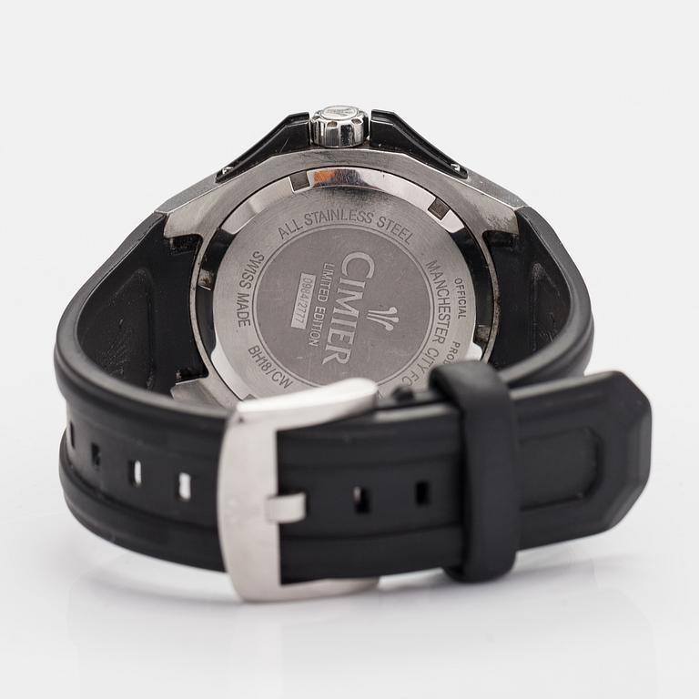 CIMIER, QnetCity Triumph Blue, wristwatch, 45 mm.