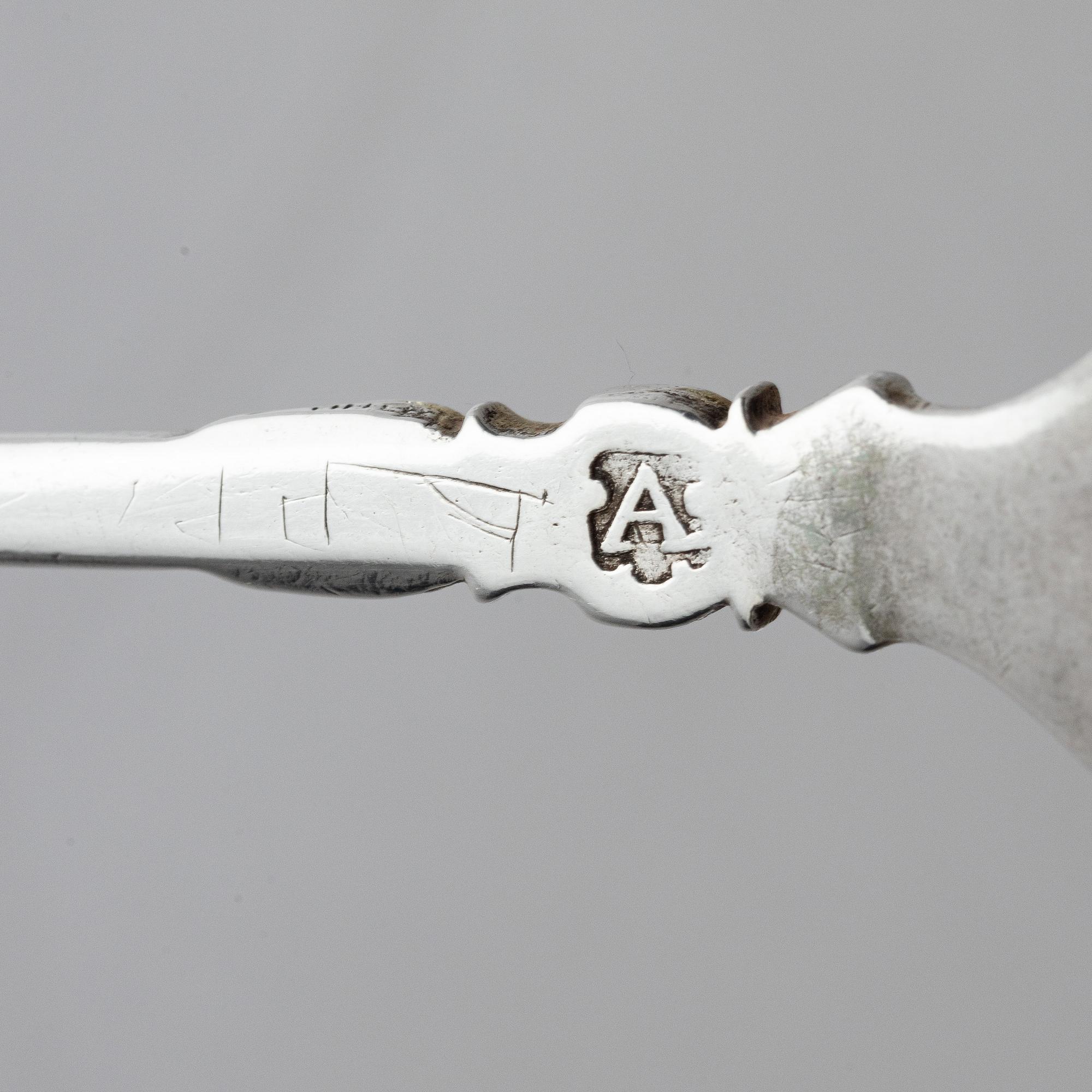 Anders Larsson, sked, silver, Norrköping (verksam 1636-1670). Barock.