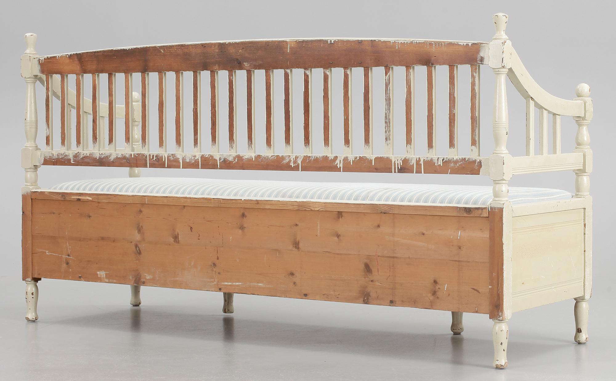 SOFFA, gustaviansk stil, 1800/1900.