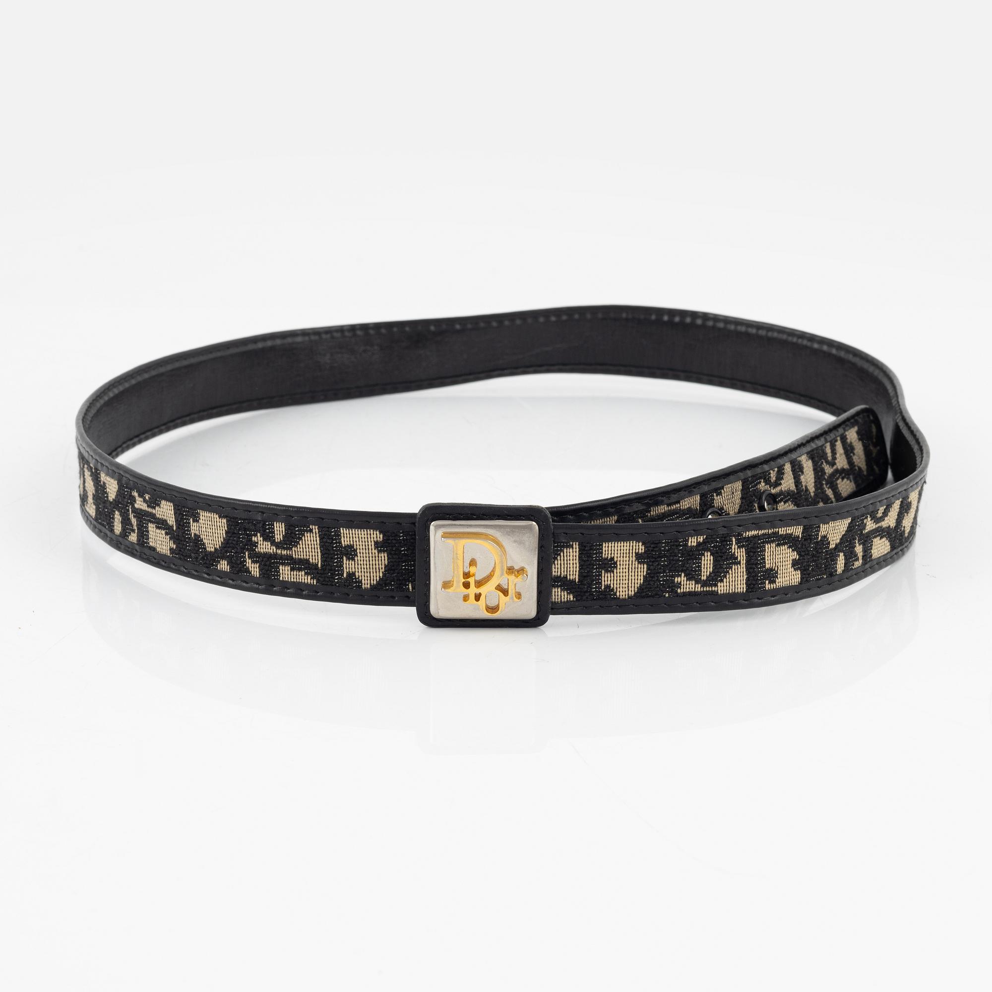 Christian Dior, bag and belt, vintage.