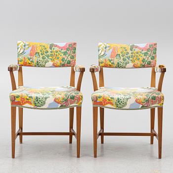 Josef Frank, a pair of model 695 armchairs, Svenskt Tenn.