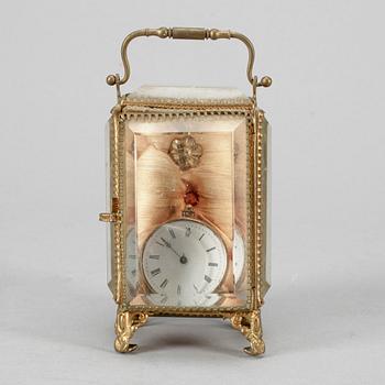 FICKUR i ASK, 14K guld, Culindre, sent 1800-tal/tidigt 1900-tal.