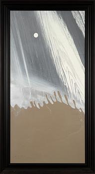 Lukas Göthman, oil/mixed media on panel, signed and dated 2013 verso.
