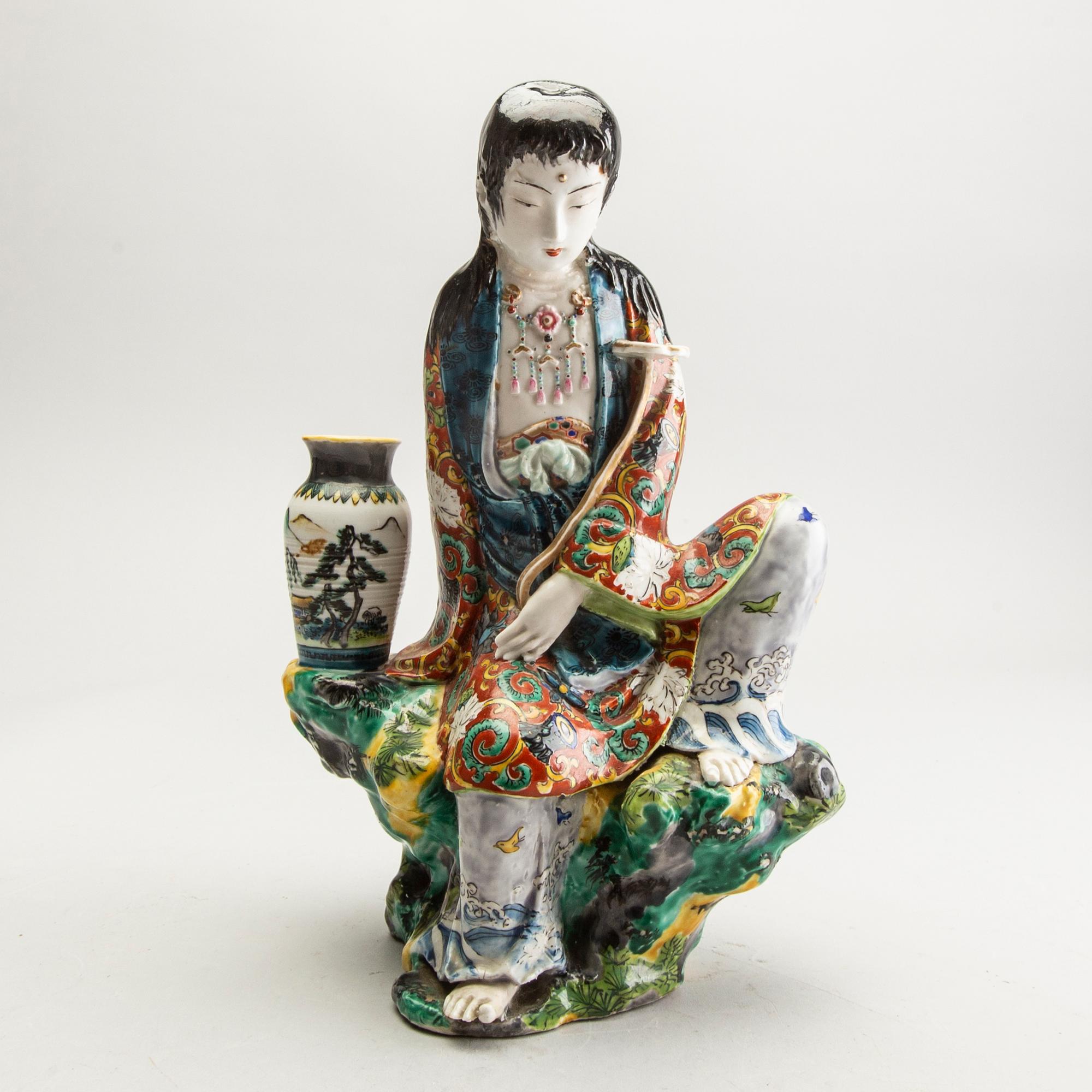 Figurin Kina, 1800-talet senare del, porslin.