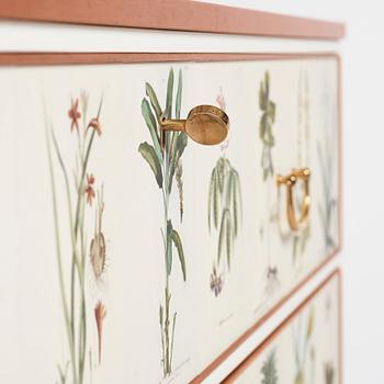 Josef Frank, a mahogany chest of drawers 'Florabyrå Linné', Svenskt Tenn, Sweden 2007, model 1050, jubilee ed. 43/50.