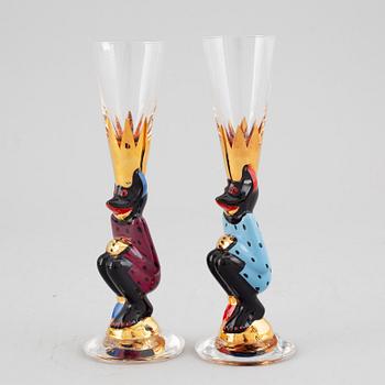 Gunnar Cyren, two 'Nobel' devils glasses, 2011.