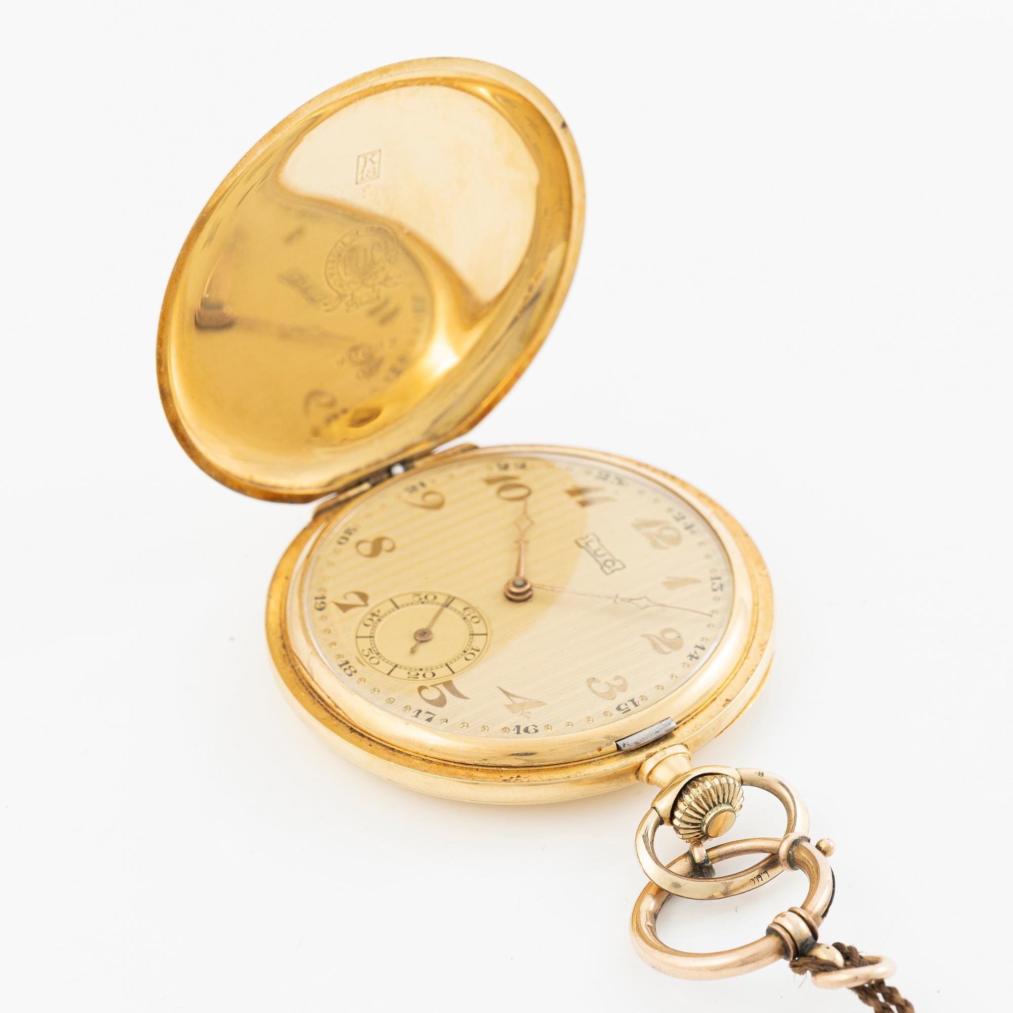 L.U.C., “Chopard”, pocket watch, hunter, 51 mm.