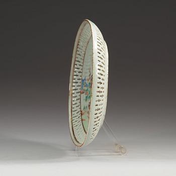 BRICKA, kompaniporslin. Qing dynastin, Qianlong (1736-95).