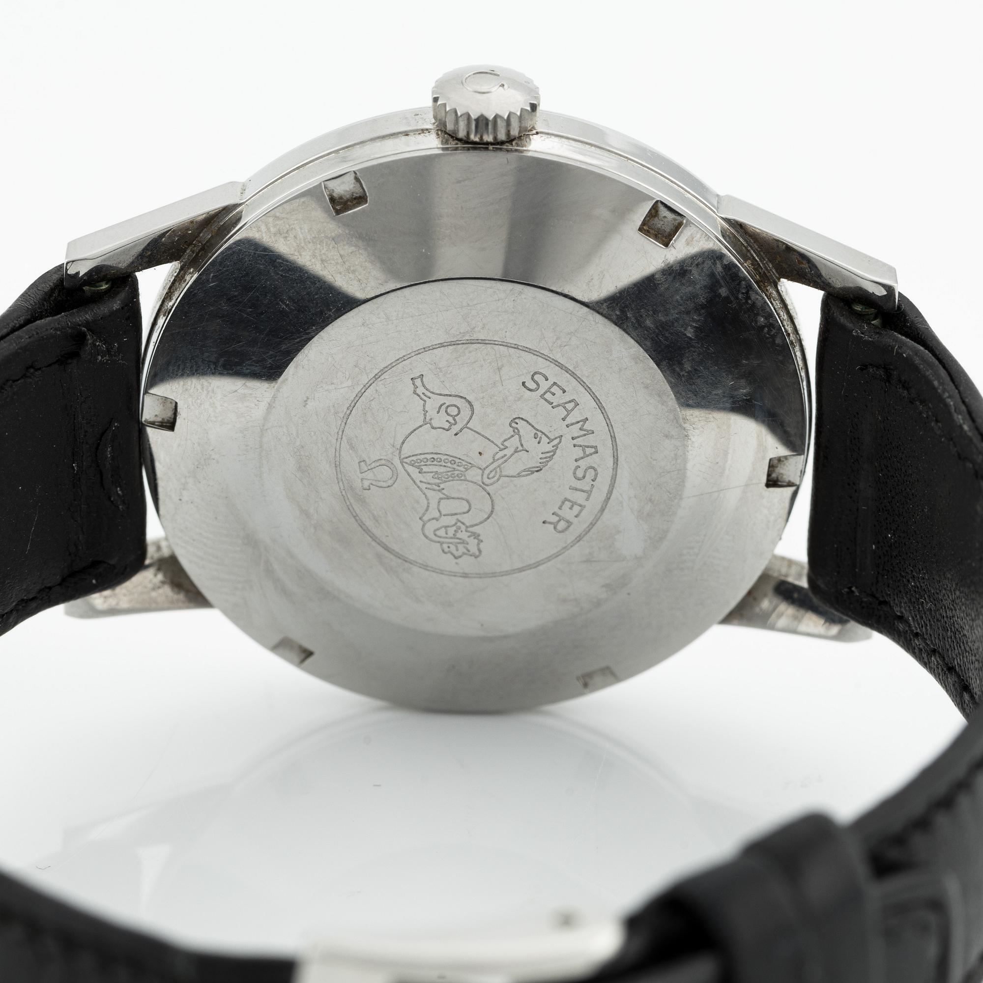 Omega, Seamaster 30, "Grey Linen Dial", wristwatch, 35 mm.