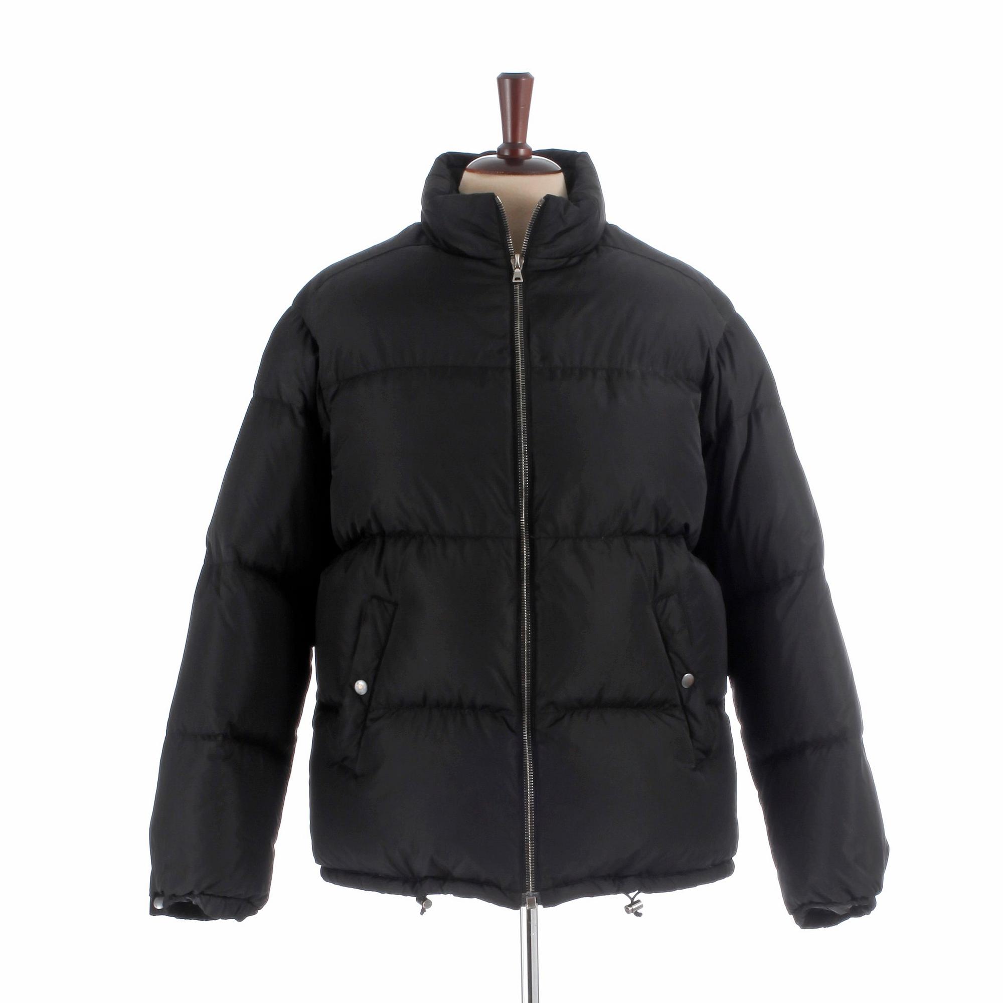 PRADA, a black down jacket, size 48.