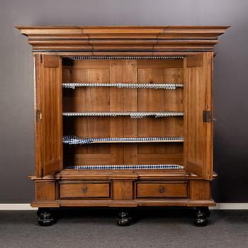 A Baroque cabinet, 18th Century.