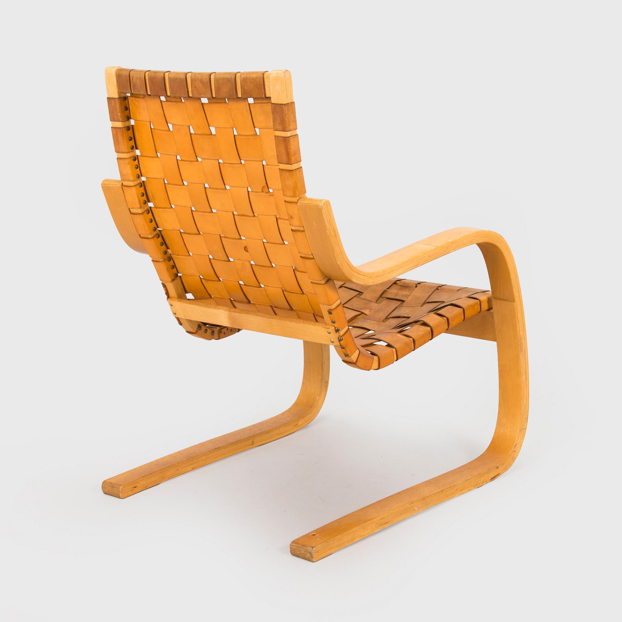 Alvar Aalto, nojatuoli, malli 33 O.Y. Huonekalu- ja Rakennustyötehdas A.B. 1957.