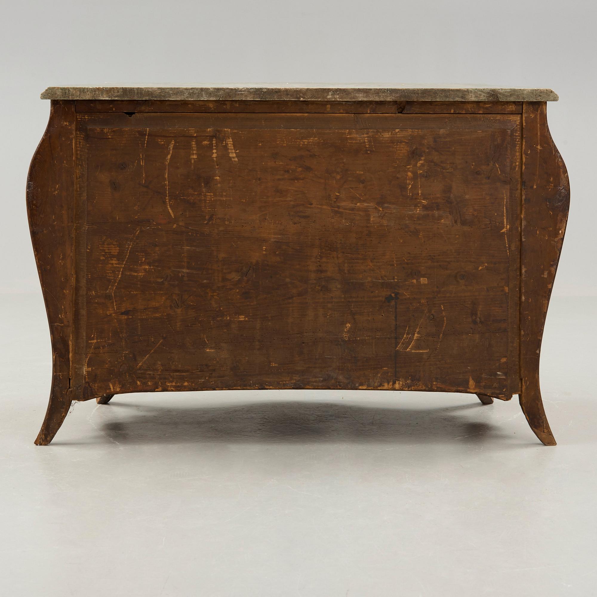 BYRÅ. Stockholmsarbete, 1700-talets andra hälft. Rokoko.