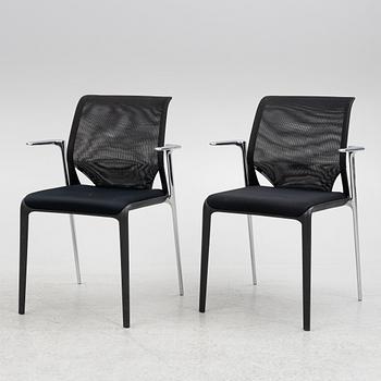 Alberto Meda, a pair of 'MedaSlim' chairs, Vitra, 2011.