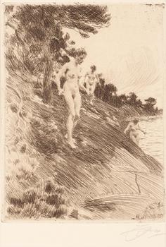 171. Anders Zorn, "Frightened".