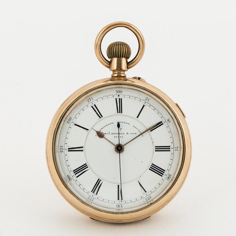 Thomas Russell & Son, "Chronograph", pocket watch, 55,5 mm.