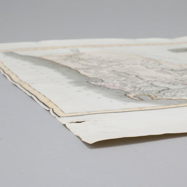 Eleven books and five maps from the 19th century.