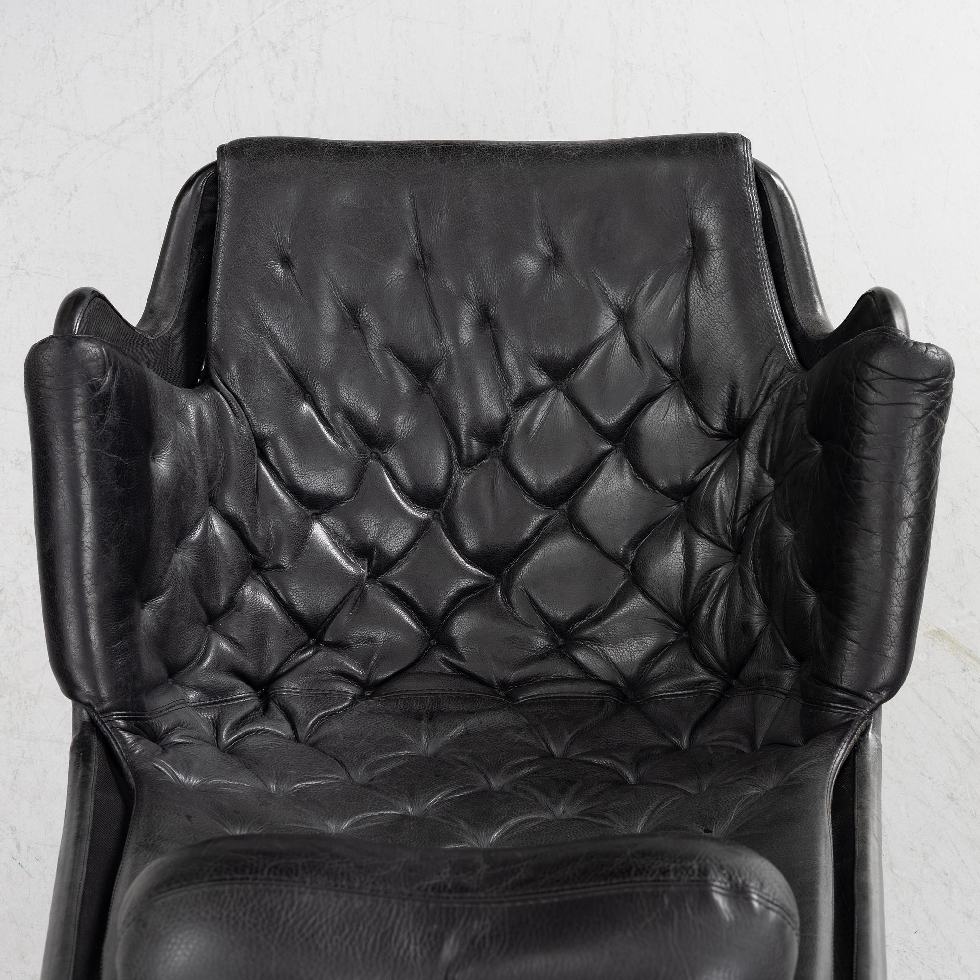 Bruno Mathsson, armchairs, a pair, "Jetson", Dux, 1970s.