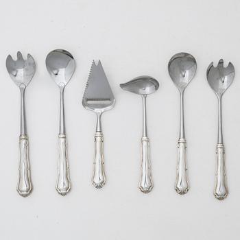 Bestickservis, 81 delar, silver 830, modell Chippendale, KPL, 1994.