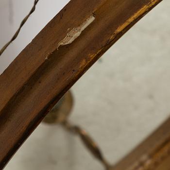 A pair of Gustavian style mirror sconces, early 20th centruy.