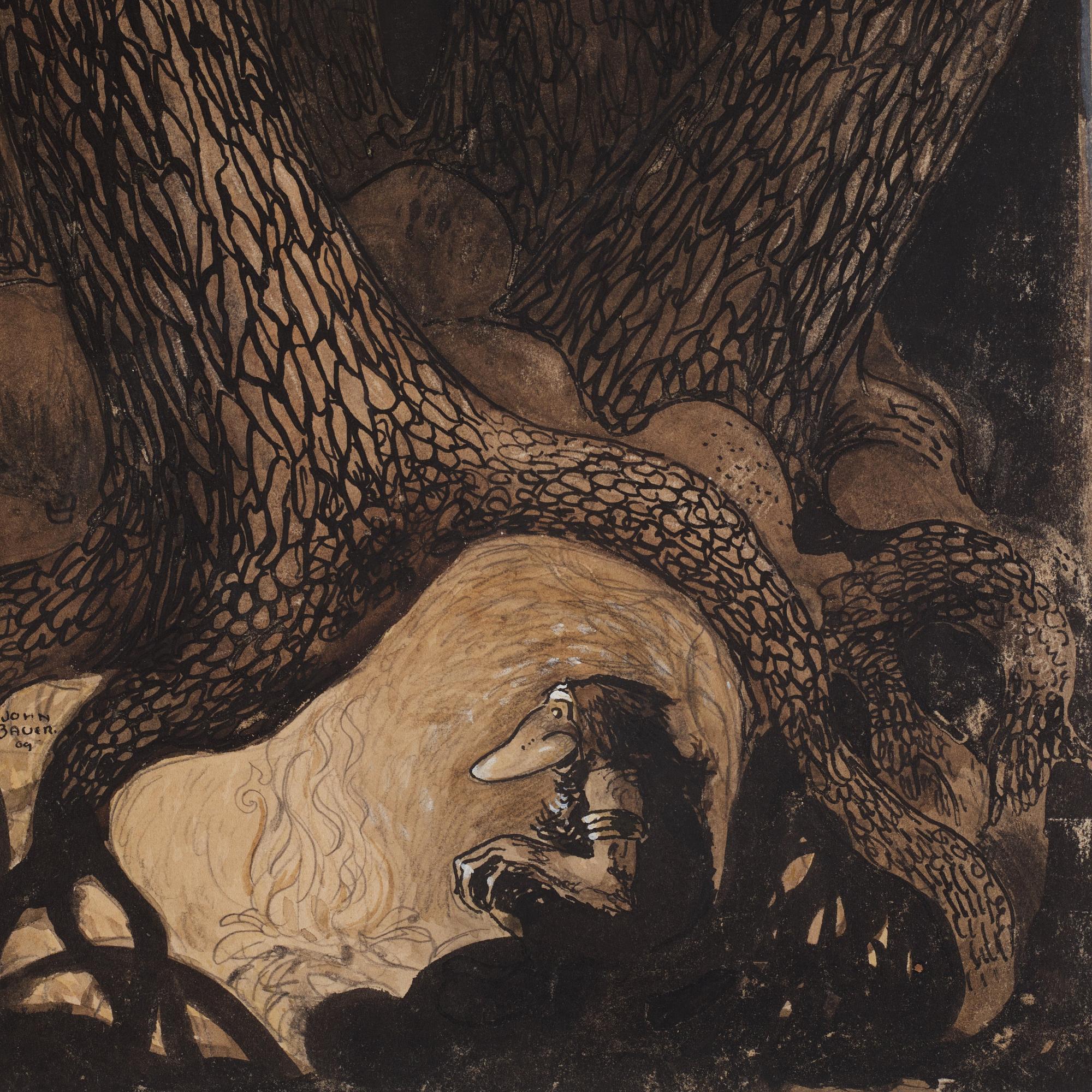 John Bauer, ”Klampe-Lampe”.