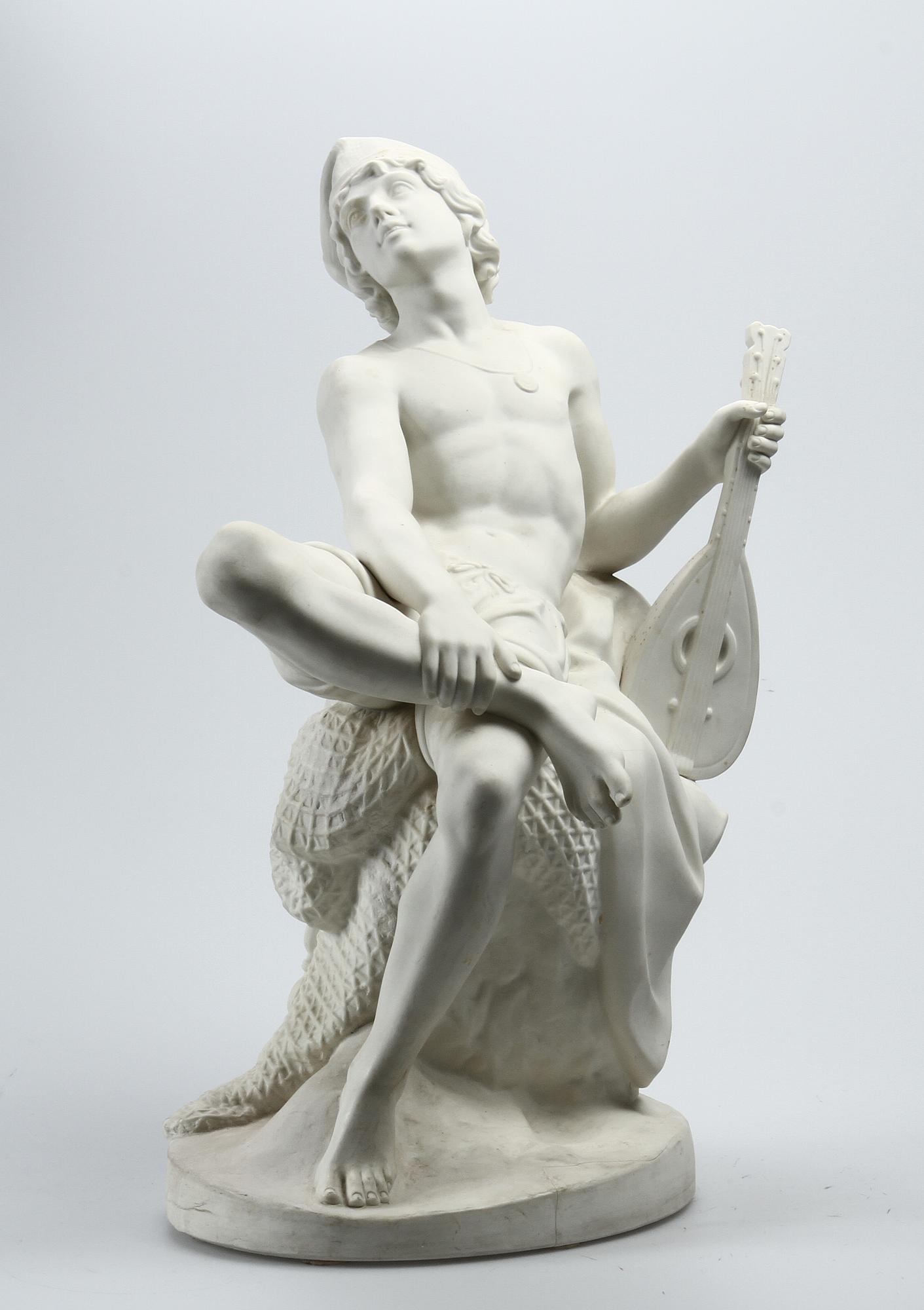 FIGURIN, parian, Gustavsberg, 1900-tal.