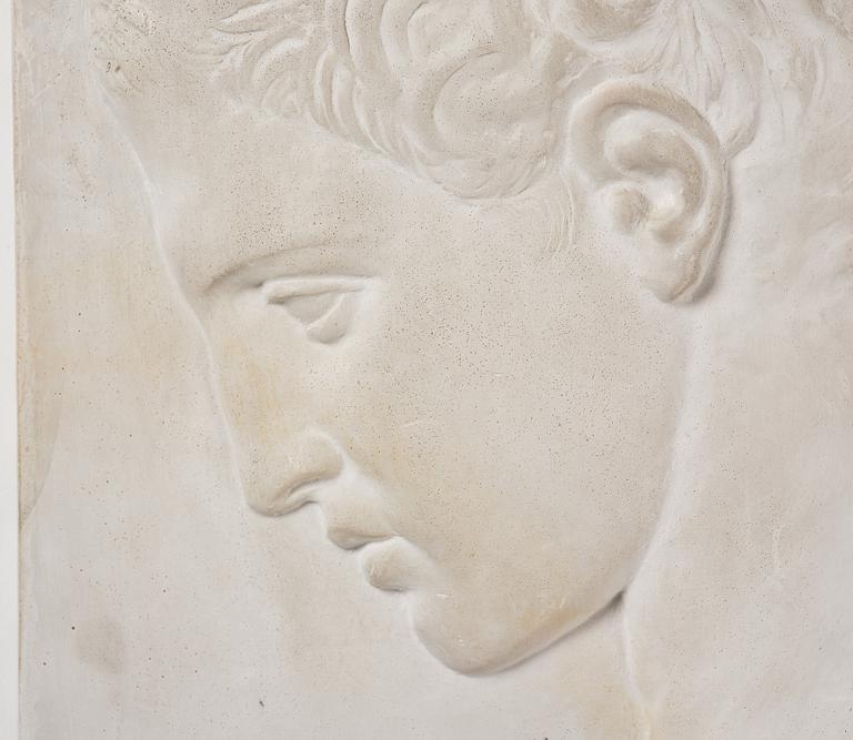 Leo Holmgren, Väggrelief, Manspoträtt.