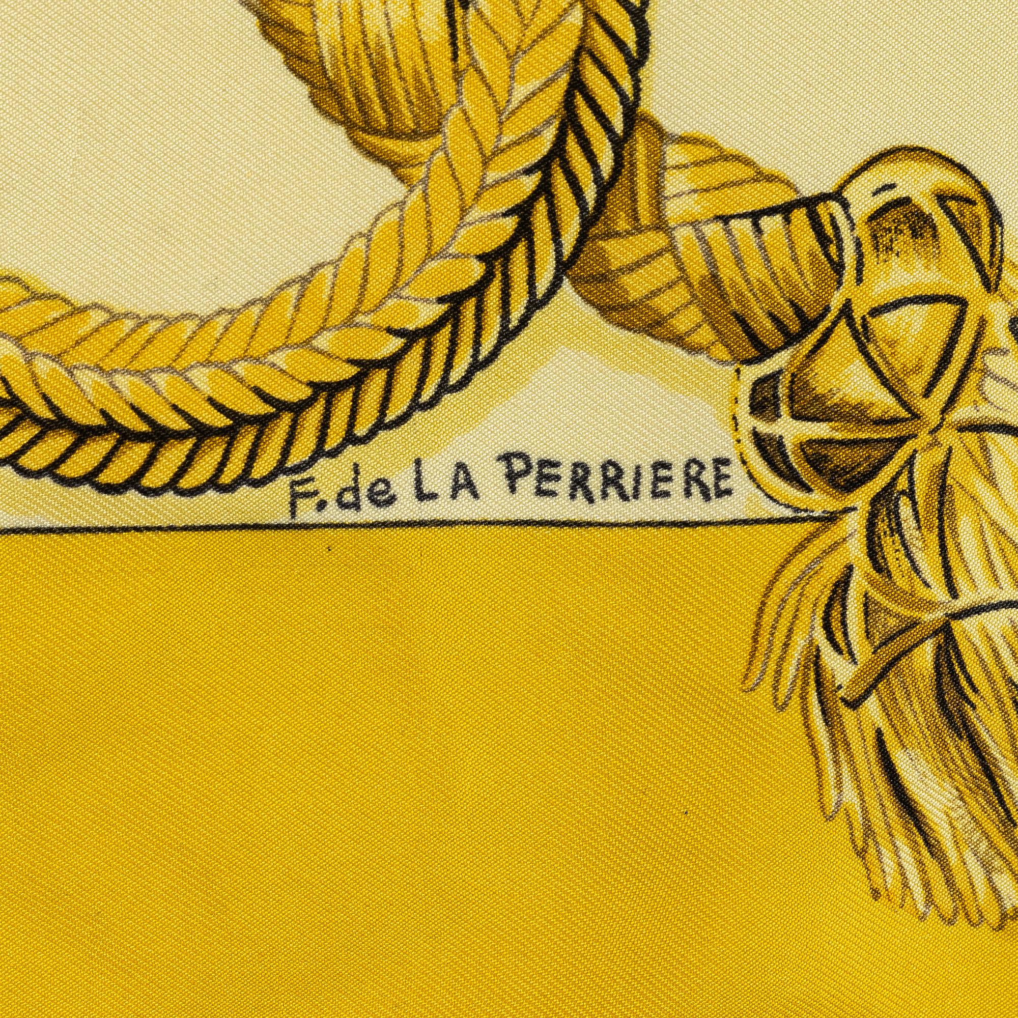 Hermès, a 'Palefroi' silk scarf.