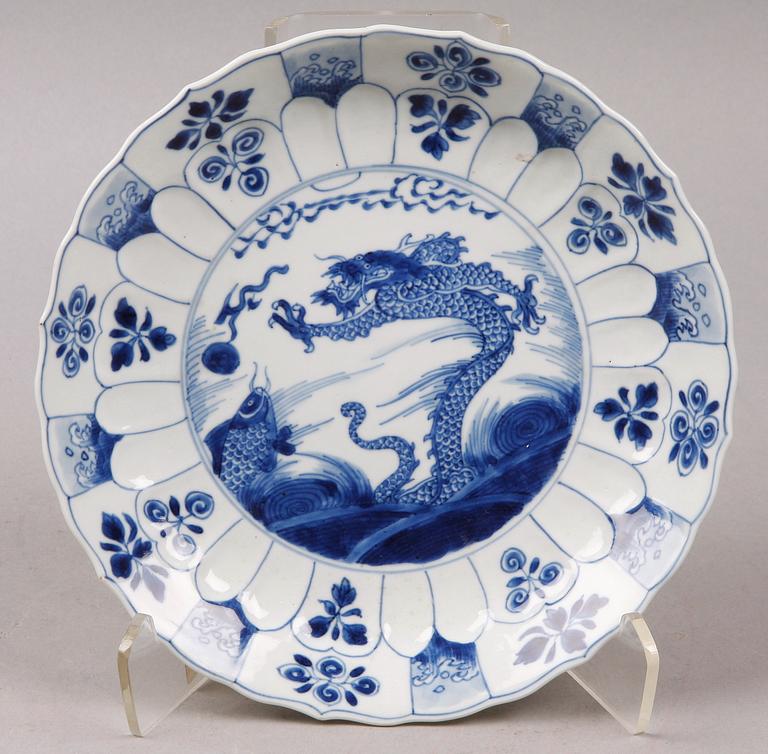 FAT, porslin, Kina, Kangxi 1661-1722.