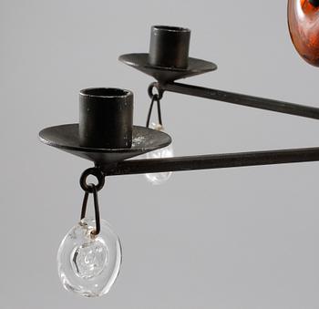 TAKKRONA, Erik Höglund, 1900-talets andra hälft, höjd 42 cm.