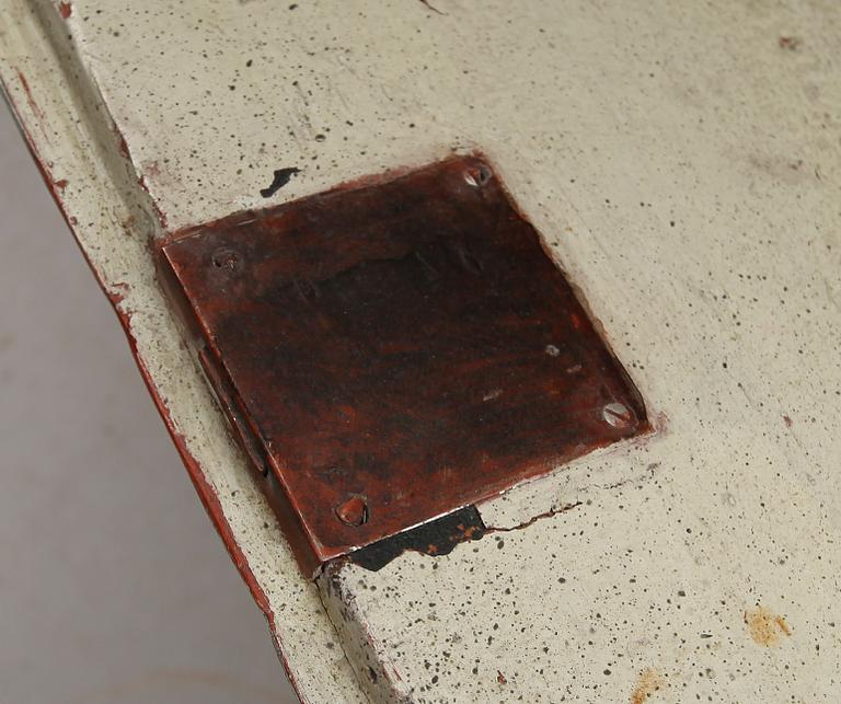 SKRIVSKÅP, allmoge, sent 1700-tal.