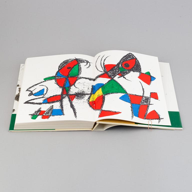 BÖCKER, 6 volymer, Miró lithographe I-VI, F. Mourlot.