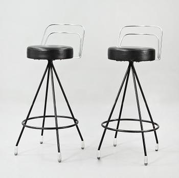 BAR samt BARPALLAR, 2 st, 1900-talets andra hälft.