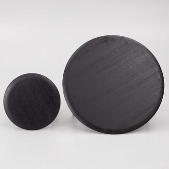 Samuel Wilkinson, Coffee Tables, 2 pcs, “Hoof Table”, &Tradition, Denmark, 2000s.