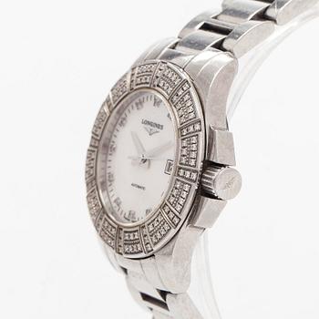 Longines, Conquest, wristwatch, 31 mm.