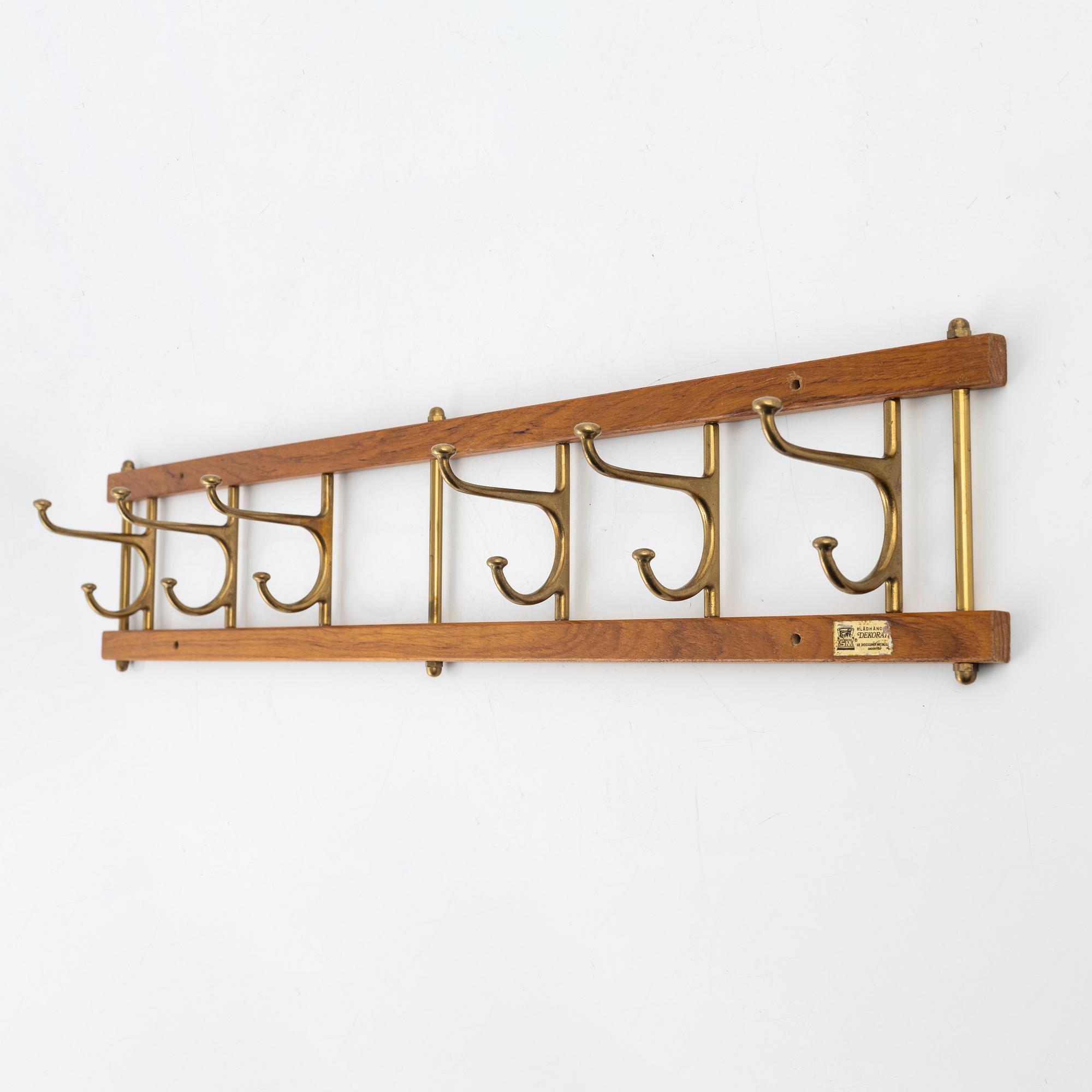 A 'Decorativ' coat hanger, Skogslunds Metallgjuteri, Anderstorp, 1950's/60's.